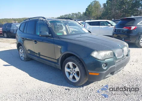 2007 BMW X3 3.0Si z USA, uszkodzony, nr VIN WBXPC93467WF17244